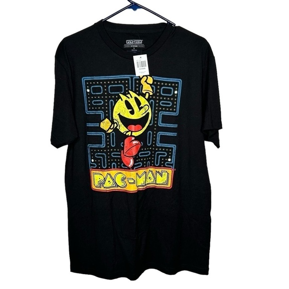 New Hot Topic Unisex T Shirt Size Large PAC Man BNWT - Picture 1 of 3